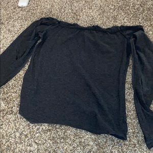 Off the shoulder crop top